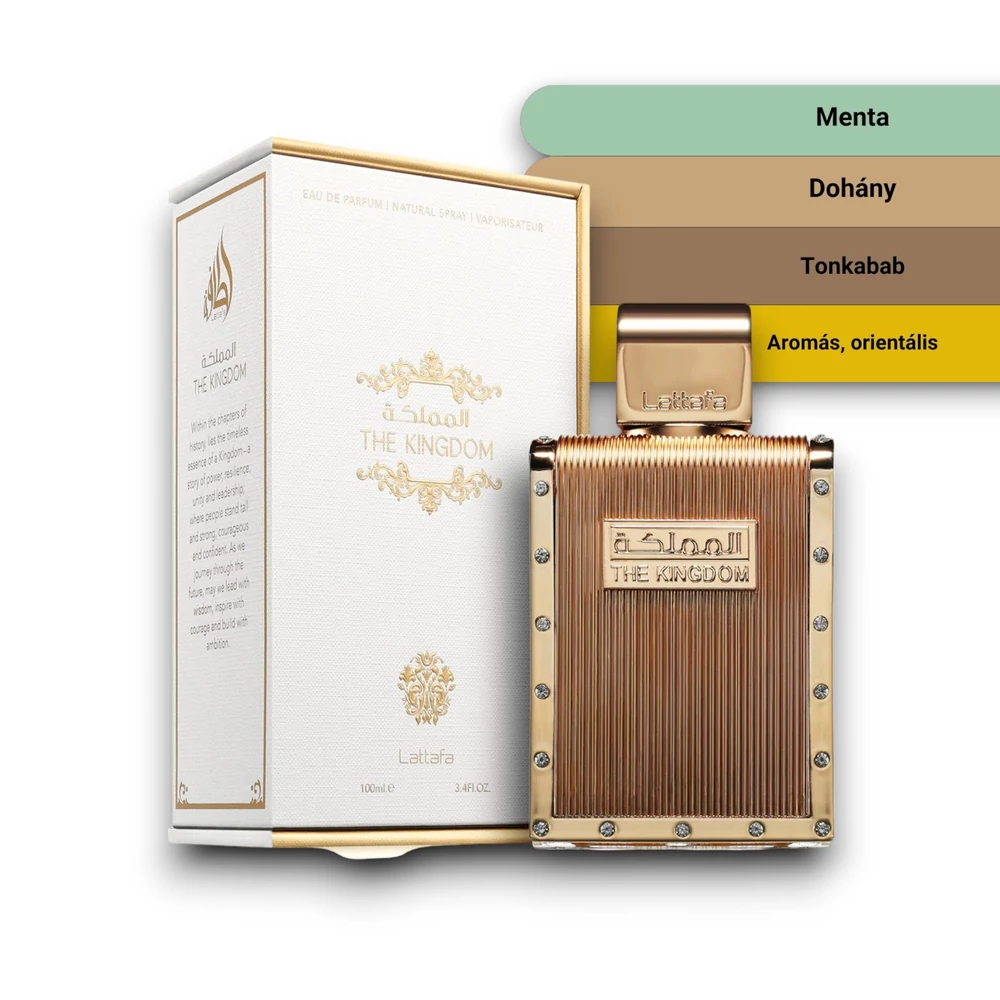 Kép 2/2 - Lattafa - The Kingdom for him Eau de Parfum