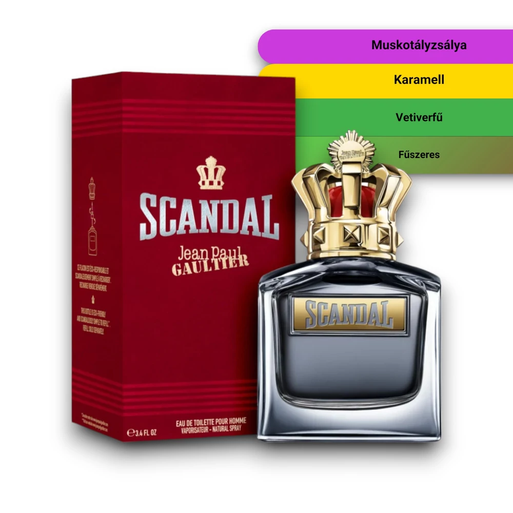 Kép 2/2 - Jean Paul Gaultier - Scandal Pour Homme Eau de Toilette