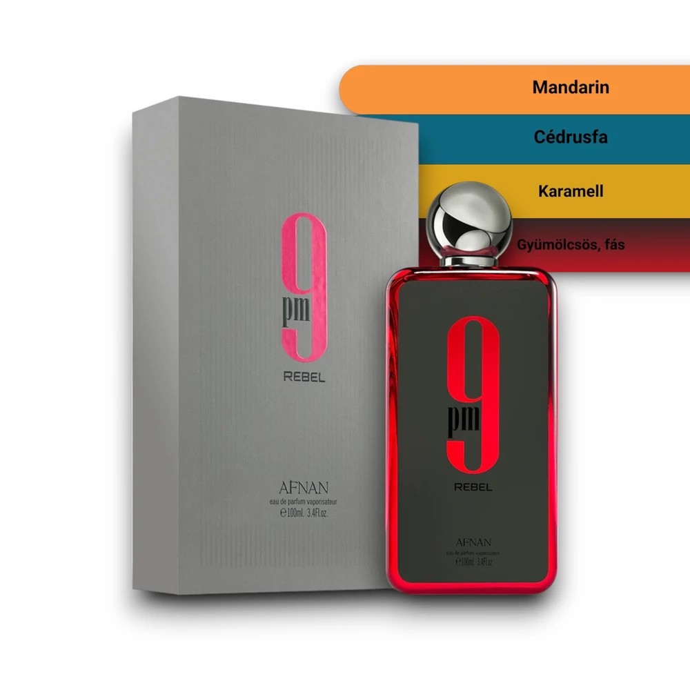 Kép 2/2 - Afnan - 9 PM Rebel Eau de Parfum