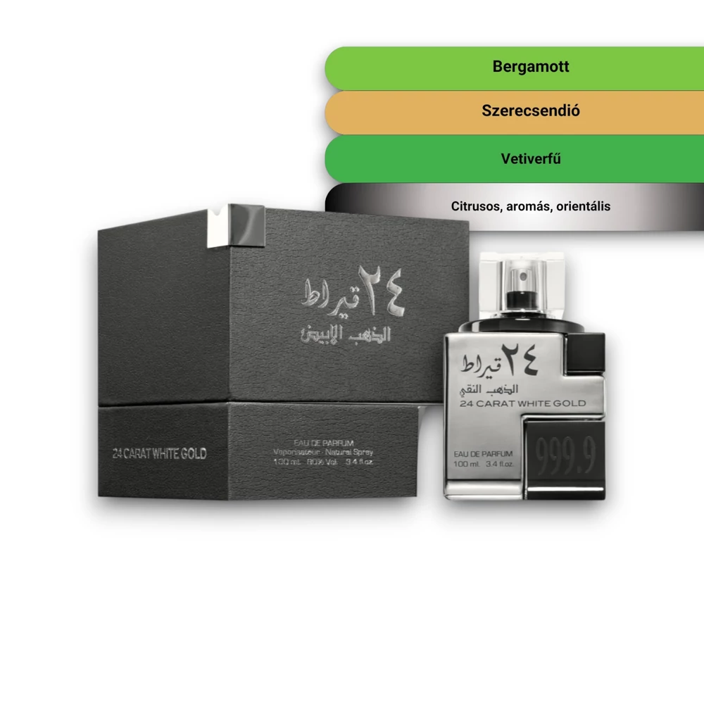 Kép 2/2 - Lattafa - 24 Carat White Gold Eau de Parfum