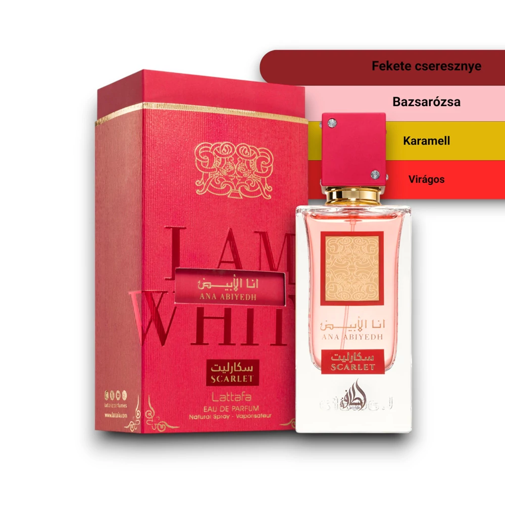 Kép 2/2 - Lattafa - Ana Abiyedh Scarlet Eau de Parfum